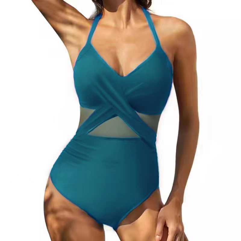 Costume Intero Donna con Trasparenze Modellanti