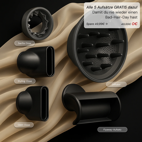 5 accessori per lo styling per Heakea™ AirFlow Pro