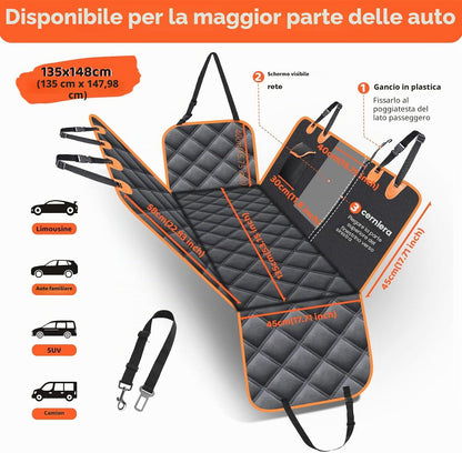 Estensore per Sedile Auto per Cani