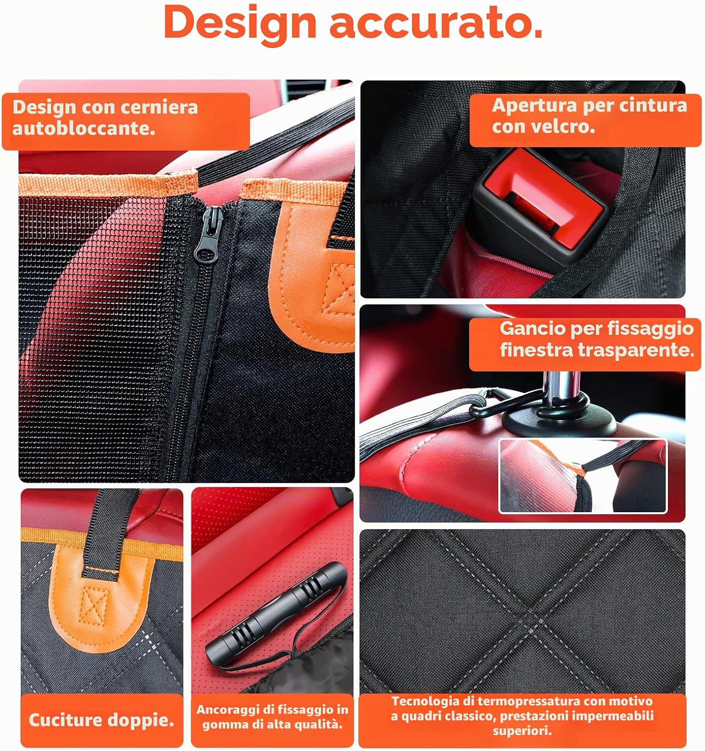 Estensore per Sedile Auto per Cani