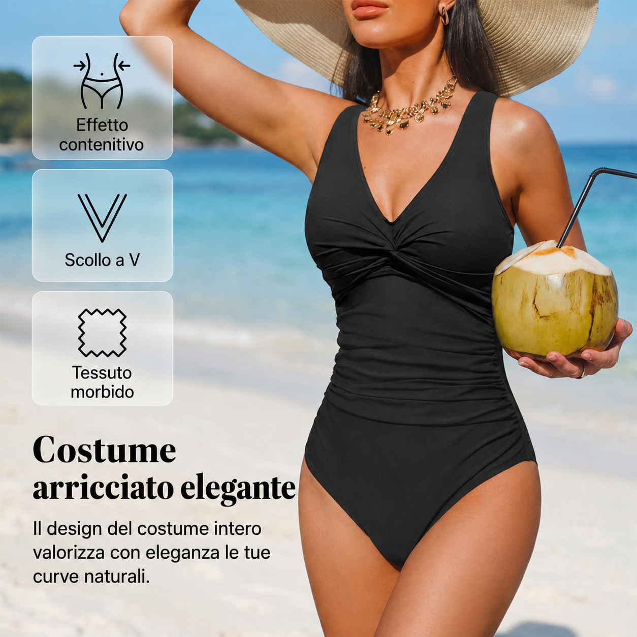 Costume Intero Modellante Elegance