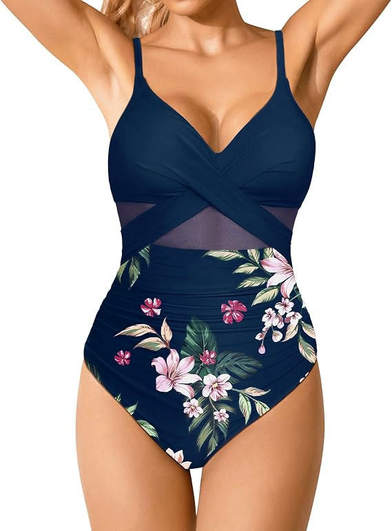 Costume Intero Donna con Trasparenze Modellanti