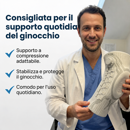 Ginocchiera GinoFlex™ - Muoviti con sicurezza, senza dolore